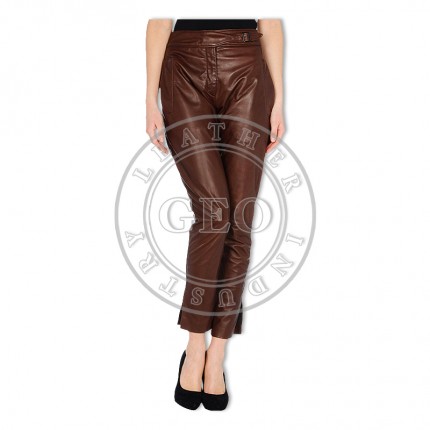 Ladies Trend Fall 2017 Inexpensive Leather Pants